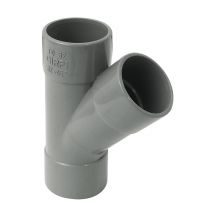 Culotte De Branchement Évacuation Pvc 45° Femelle / Femelle Diam.32 Mm - Bricoman
