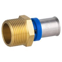 Raccord Mâle M.20x27(3/4'') Multicouche À Sertir Diam.16 Mm