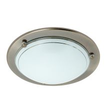 Plafonnier En Métal Bronze E27 - Slid Concept - Tecnomat