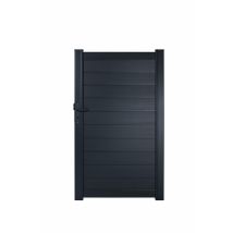 Portillon Aluminium If Gris Ht 1.74x1.04m