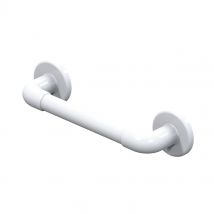 Barre D’appui Droite Haute Résistance 45 Cm Gainée Upvc Blanc - 11910wh-ls Akw - Bricoman