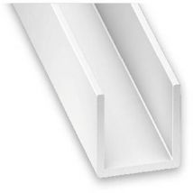 Profilé U Pvc 6,3 Mm L.1 M Blanc - Cqfd