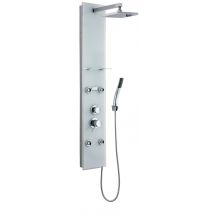 Colonne De Douche Hydromassante Glass Blanche - Bricoman