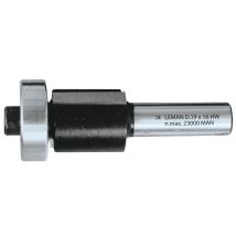 Fraise À Affleurer Droite Diam.9,5 Mm Queue De 6 Mm Rlt - Leman - Bricoman