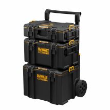 Tour Toughsystem Sur Roulettes 2 Coffrets + Boîte À Outils Mobile 118l - Dwst83402-1 Dewalt - Bricoman
