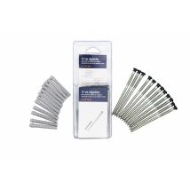 Lot De 12 Vis Sptr Mat Creux Tête Grise Long.120 Mm - Soprofen