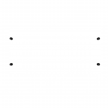Verre Synthét, 4 Supports 9005 Black