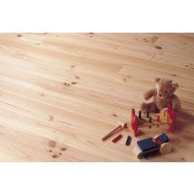 Parquet Bois Massif À Clouer Pin Naturel Larg.20 Cm