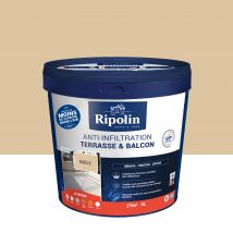 Revêtement D'Étanchéité Anti-infiltration Terrasse & Balcon Sable 5 L - Ripolin