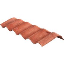 Faîtière Fibrociment Rouge 30 X 30 X 92 Cm