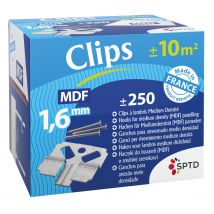 Boite De 250 Clips A Lambris + Pointes Pour Pose Lambris Revetu Mdf