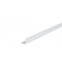 Cornière En Pvc Blanc 20 X 20 Mm Long 2.60 M