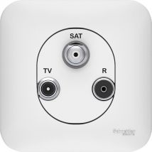 Prise Tv Fm Sat Ovalis - Schneider Electric - Bricoman