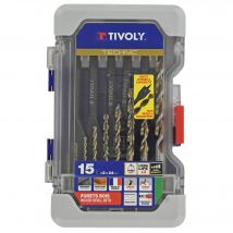 Coffret De 15 Mèches À Bois Diam. 2 Mm À 10 Mm - Tivoly - Bricoman