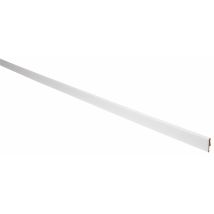 Plinthe Mdf Blanc H.8 X Ep.1,2 Cm Long.2,2m Prépeint