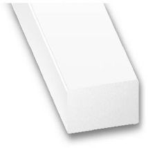 Rectangle Pvc 4x10 Mm L.1 M Blanc - Cqfd
