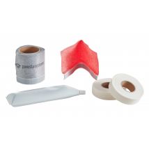 Kit D'Étanchéité 3dm Pour Rebords De Baignoire Et Douche : 3 Angles D'Étanchéité + 2 Bandes D'Étanchéité + 2 Bandes D'Isolation + 2 Tubes De Mastic 