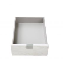 Lot De 2 Pleins Tiroirs 1/2 Hauteur Song Chêne Alaska De Larg.36,4 Cm Pour Colonne De Larg.40 Cm