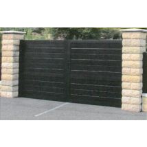 Portail P-mex Gris Anthracite H.1,75 X L.3 M