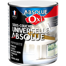 Sous-couche Universelle Intérieur Extérieur Solvantée Mat Blanc 1 L Absolue- Oxi