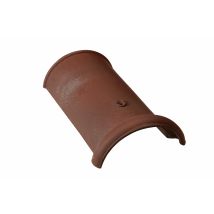 Faîtière Demi Ronde 33 Universelle Rouge Vieilli - Monier