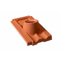 Tuile À Douille Diamètre 120 Mm Marseille Rouge - Monier