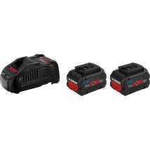 Starter Set 2 Batteries Procore 18 V 5,5 Ah + Chargeur Gal 1880 Cv - 1600a0214c Bosch Professional
