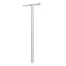 Pied De Boîte Aux Lettres Cylindrique Blanc Haut.1,1 M - Decayeux - Bricoman