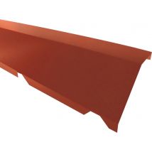 Faîtière Crantée Sur Mur Pour Plaque Rouge Long.210 Cm - Tecnomat