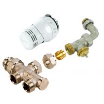 Kit Thermostatique Mâle 28 Sortie Sol 15 X 21 (1/2") - Mâle 22 - Comap