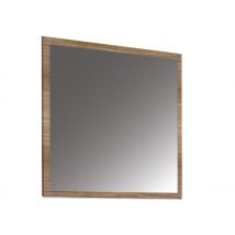 Miroir De Salle De Bain Décor Chêne Miel L.80 X H.80 X Ep.2 Cm Atlantis