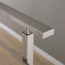 Garde-corps En Aluminium Anodisé Inox Square