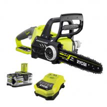 Tronçonneuse Sans Fil 18v 30 Cm 5ah - Ryobi - Rcs18x3050f