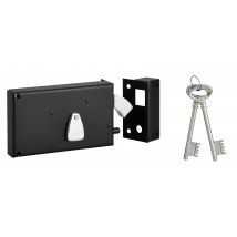 Serrure Applique 4g Croc Droit 2 Clefs 140 X 80 Mm - Bricoman