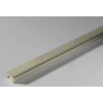 Profil De Finition Pvc Extrémité Clipsable Gris Ep.5/8 Mm Long.2,6 M - Grosfillex