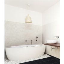 Faïence Gris Effet Marbre L.20 X L.45 Cm Carrara