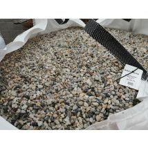 Big Bag Gravier Roule Blanc Jaune 6/12mm, 1.4 Tonne