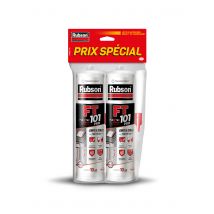 Lot De 2 Mastics Neutre Joint Et Colle 280 Ml Transparent Ft101 - Rubson