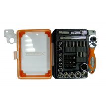 Mini Coffret À Douilles Embouts 34 Pièces - Kenston - Tecnomat