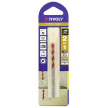 Foret Technic Béton Et Carrelage 2 En 1 Diam.5 X L.85 Mm - Tivoly
