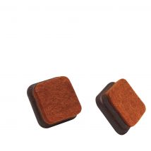 Patins Feutre Adhésif Marron L.215 X L.80 Mm 2 Pièces - Hettich