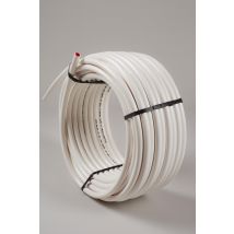Tube Per Nu Blanc/rouge Diam.16 Mm En Couronne Long.25 M - Calineo Pe-rt
