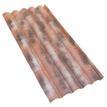 Panneau Tuile Pvc Rustica 2.30x0.78m Sienne Antique - Bricoman