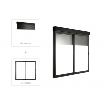 Volet Roulant Electriq.alu.gris 200x240
