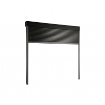 Volet Roulant Electrique En Aluminium Gris 215x180 Cm