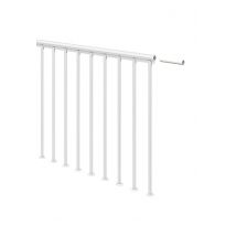 Kit Garde Corps Classic Spiral 1m Extensible Blanc