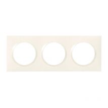 Plaque 3 Postes Blanche Dooxie - Legrand