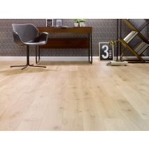 Parquet Bois Contrecollé À Clipser Chêne Naturel Larg.18 Cm