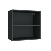 Caisson Haut De Cuisine L.60 X H.57,60 X P.33 Cm Gris