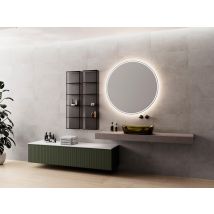 Carrelage Mural Effet Béton L. 30 X L. 75cm - City Gris